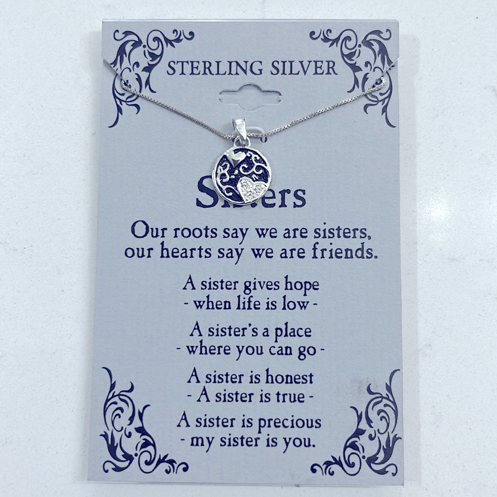 Kohl's Jewelry Sisters Sterling Silver Necklace